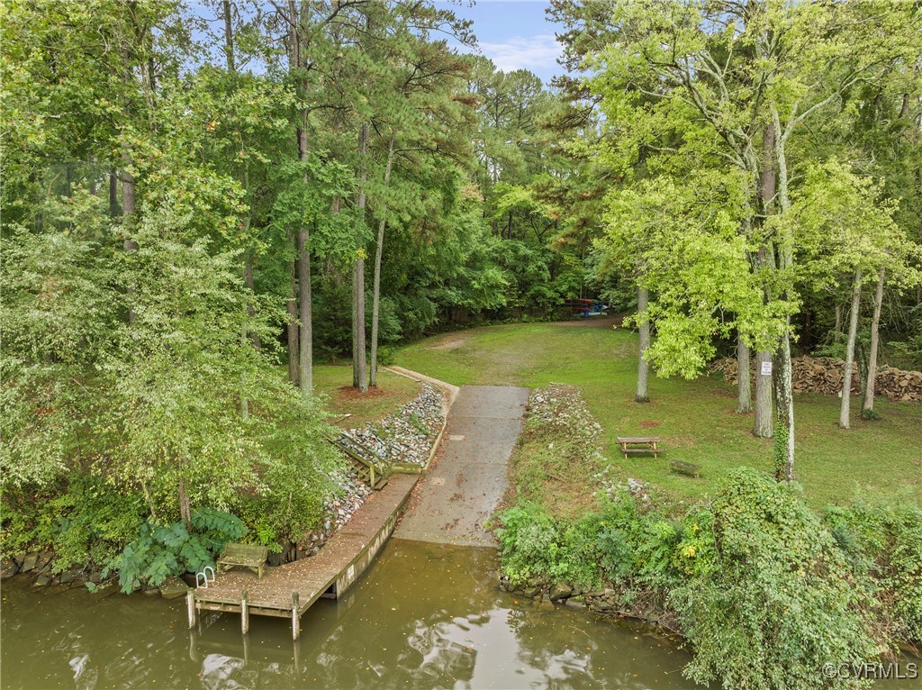 10700 Darby Circle Midlothian, VA 23113 - Photo 49 of 50 a view of a lake with houses