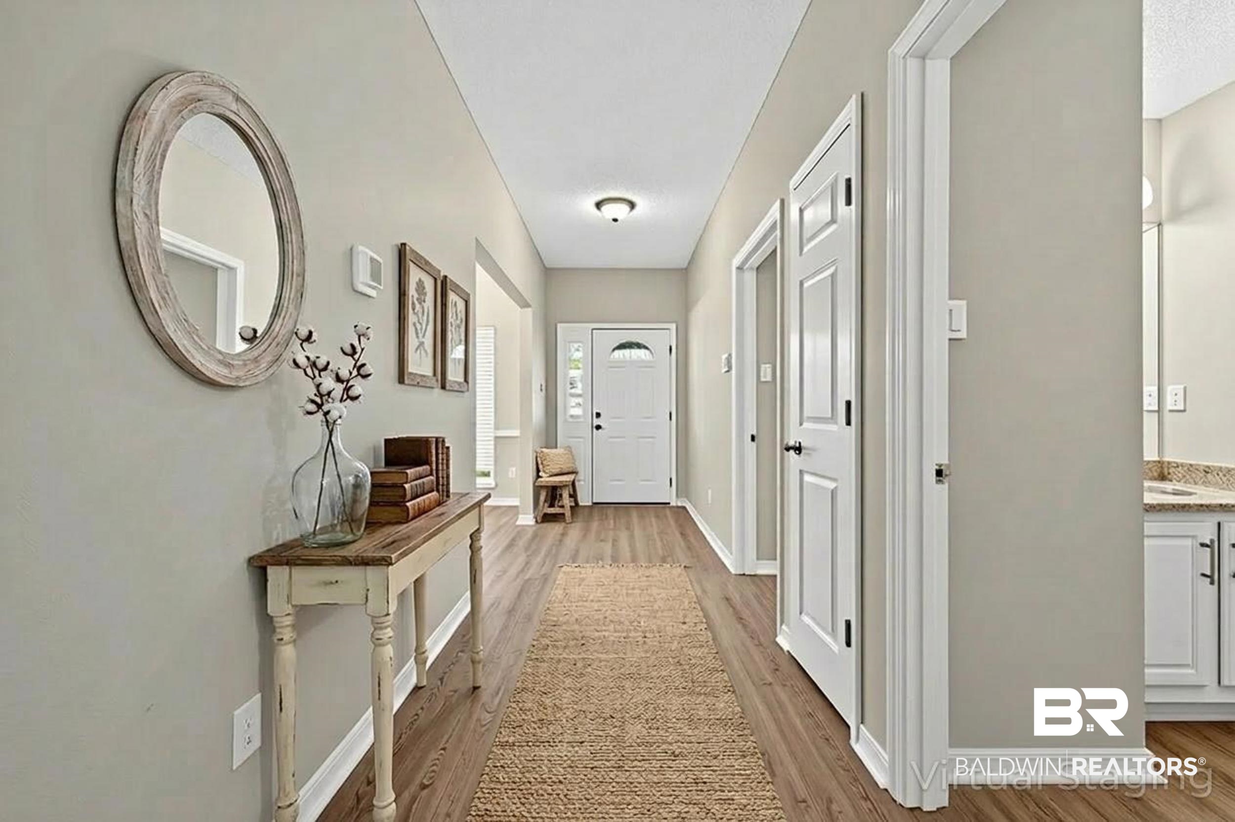 7050 Highpointe Place West Daphne, AL 36527 - Photo 9 of 66 Hall featuring baseboards and light wood finished floors