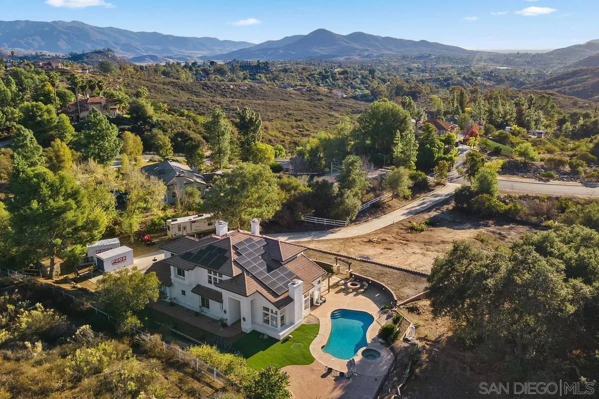 14550 Hidden Wood Road Jamul, CA 91935 - Photo 51 of 51 an aerial view of residential house with outdoor space