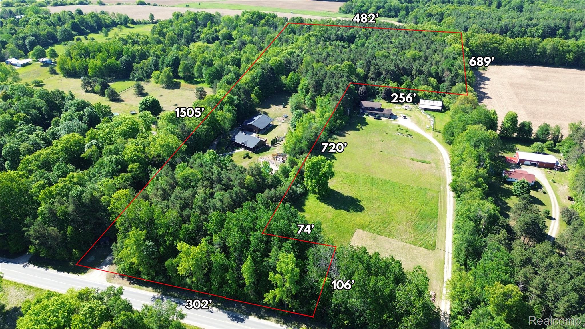 5298 Clear Lake Road North Branch, MI 48461 - Photo 38 of 44 Estimated Plot Lines