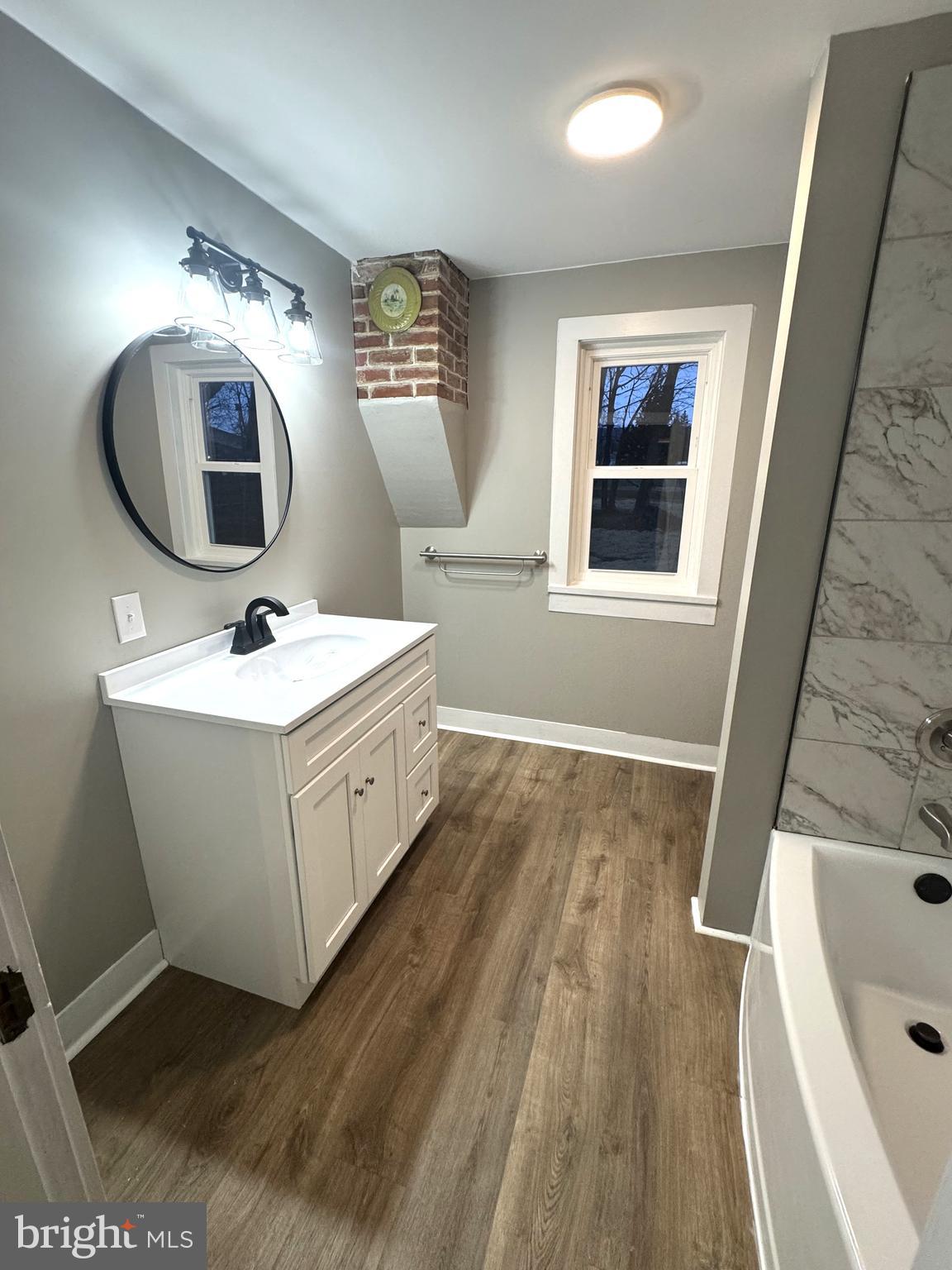 85 Maclay Street Milroy, PA 17063 - Photo 21 of 24 a bathroom with a sink and a mirror