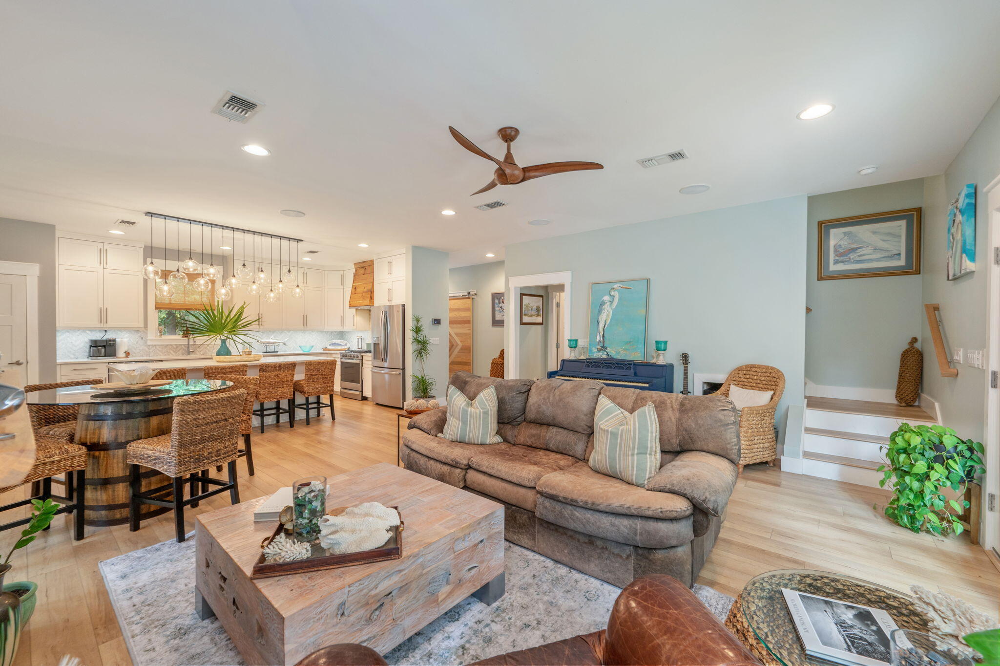 903 Lido Circle East Niceville, FL 32578 - Photo 19 of 64 a living room with furniture kitchen view and a large window