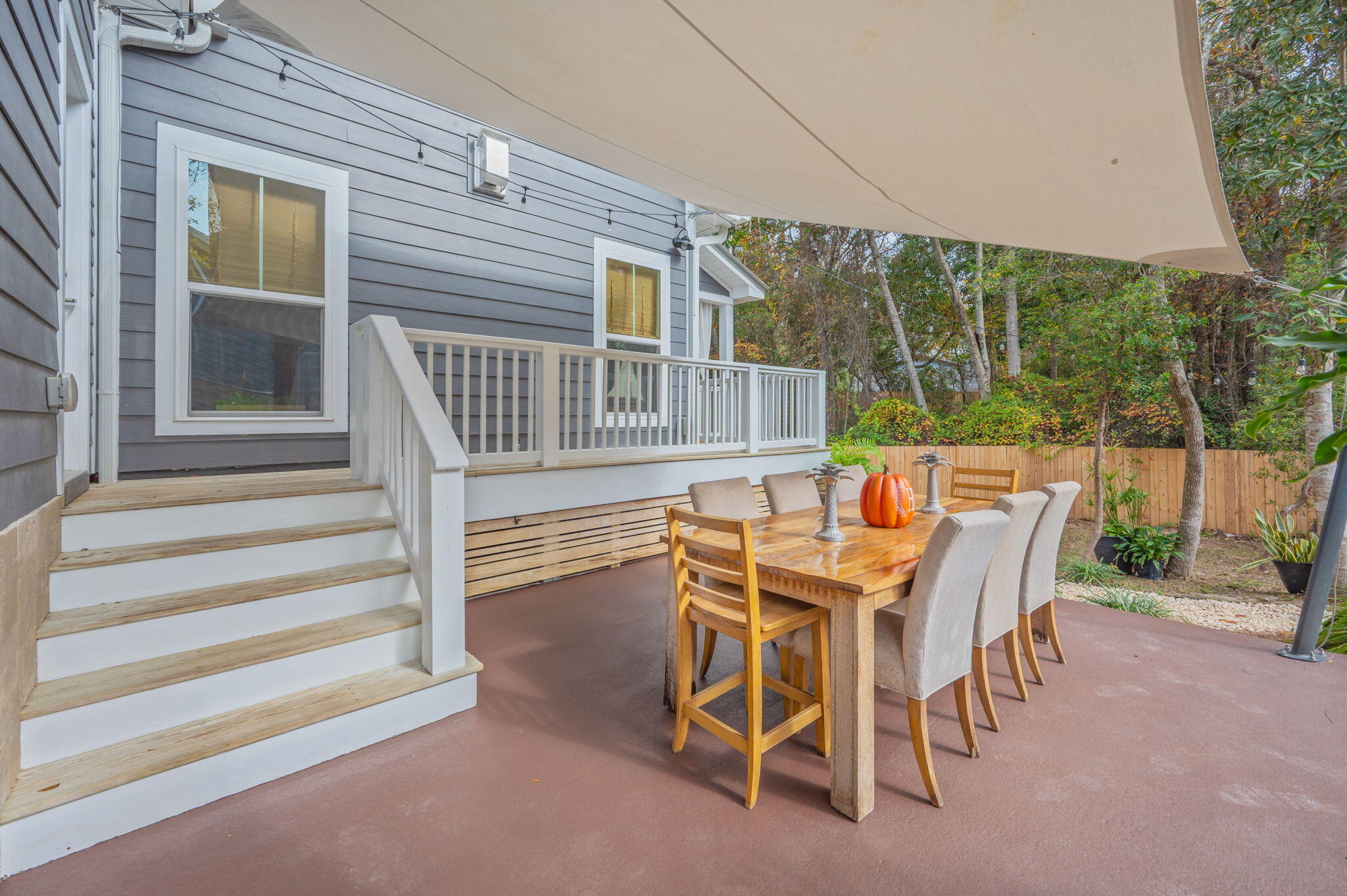 903 Lido Circle East Niceville, FL 32578 - Photo 42 of 64 a view of a patio with a table and chairs