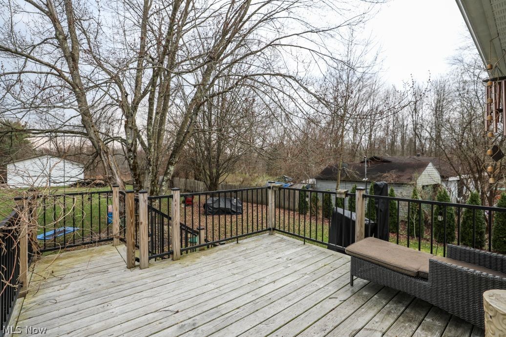 10676 Holcomb Road Newton Falls, OH 44444 - Photo 10 of 38 View of deck
