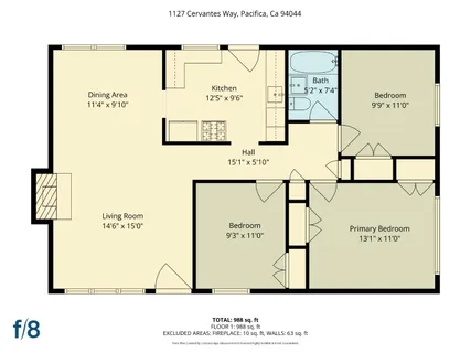 $1,288,000 | 1127 Cervantes Way, Pacifica, CA 94044