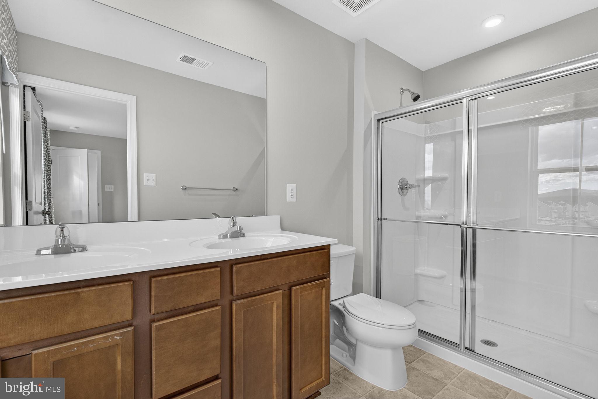 129 Birmingham Drive Middletown, VA 22645 - Photo 44 of 55 a bathroom with a sink toilet and shower