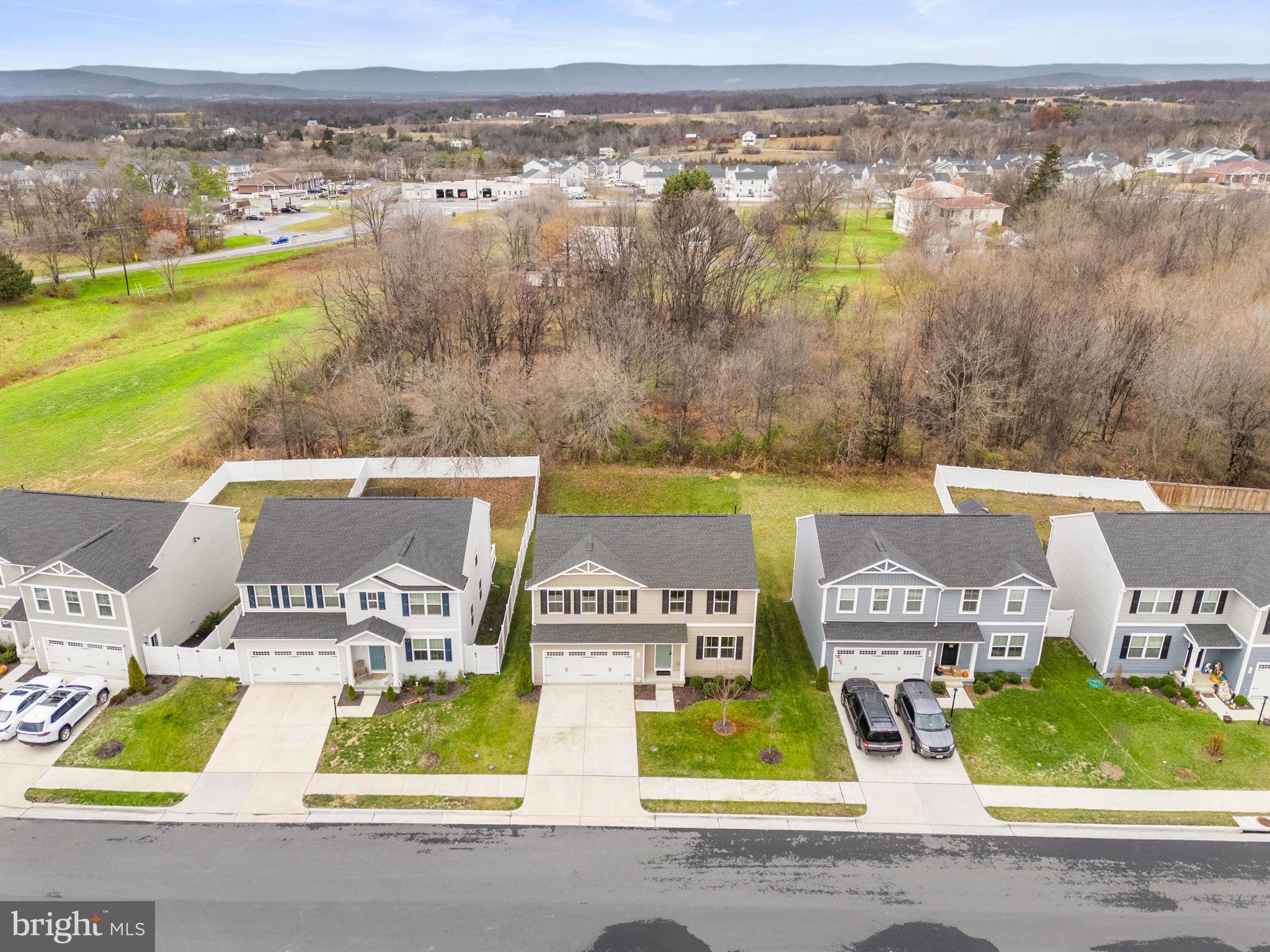 129 Birmingham Drive Middletown, VA 22645 - Photo 5 of 55 an aerial view of residential houses with outdoor space and ocean view