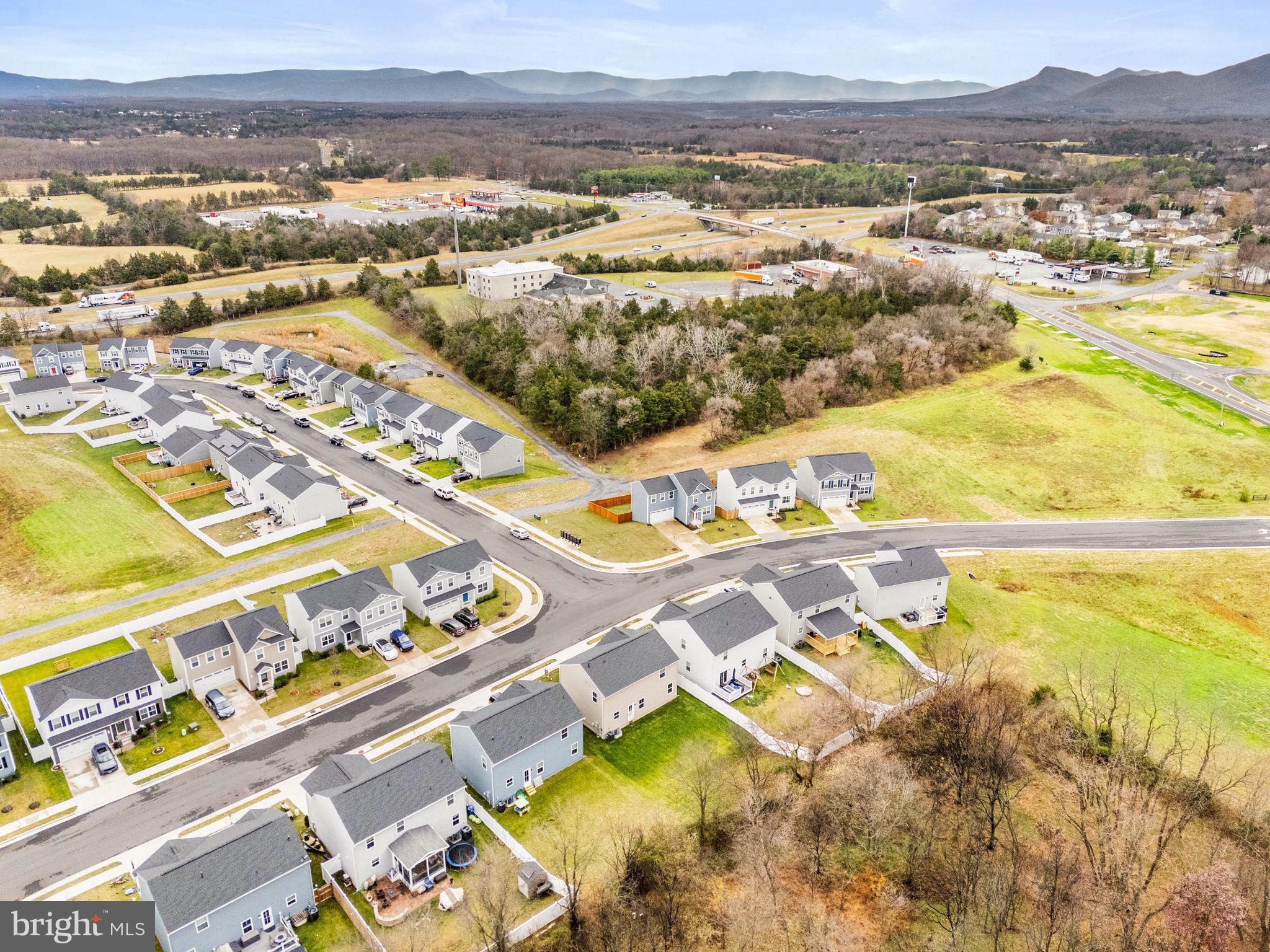 129 Birmingham Drive Middletown, VA 22645 - Photo 55 of 55 an aerial view of residential houses with outdoor space