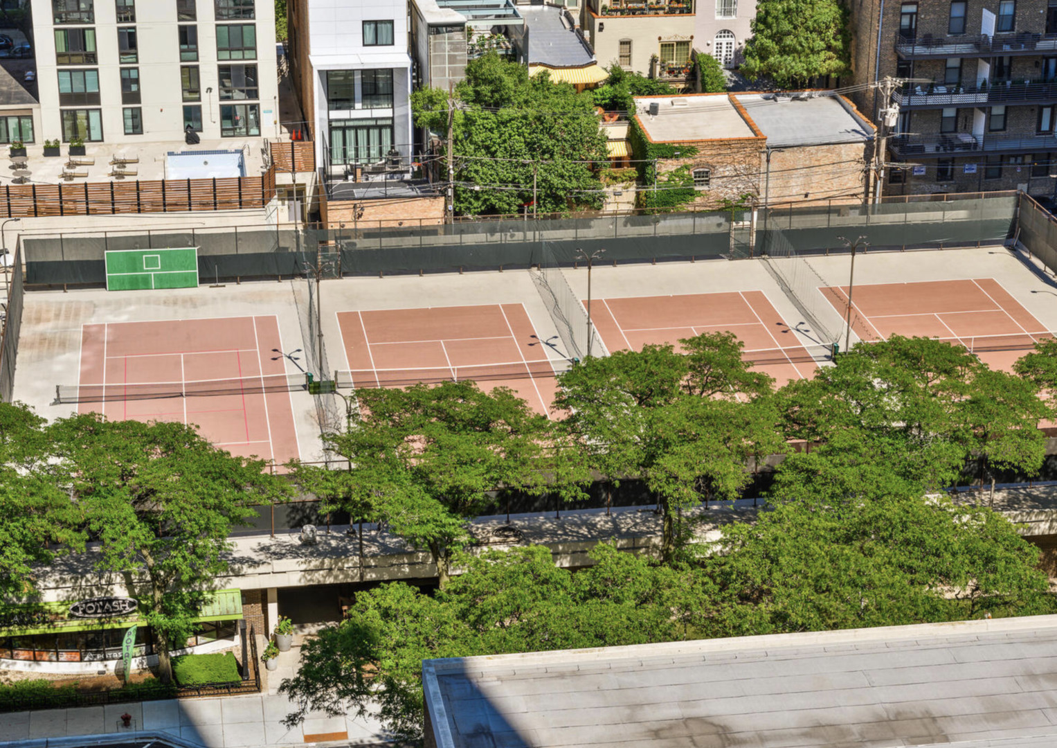 1255 North Sandburg Terrace, Unit 305 Chicago, IL 60610 - Photo 15 of 16 a view of a swimming pool with a patio