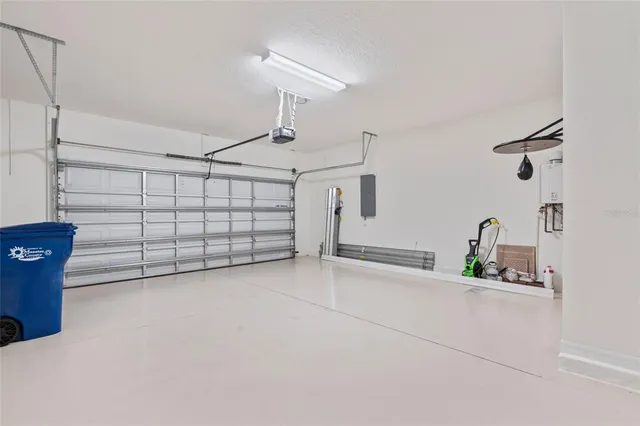 a bathroom with double sink and a mirror