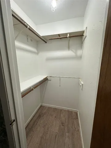 a view of walk in closet
