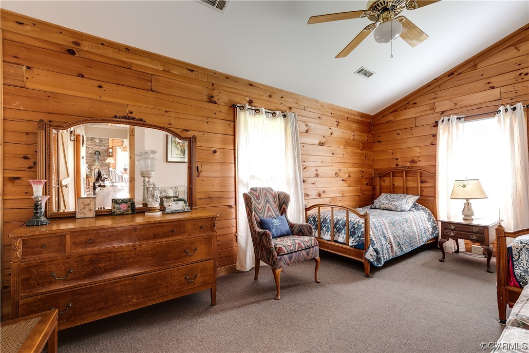 4895 Old Fredericksburg Road Mineral, VA 23117 - Photo 21 of 39 a bedroom with furniture and a large window