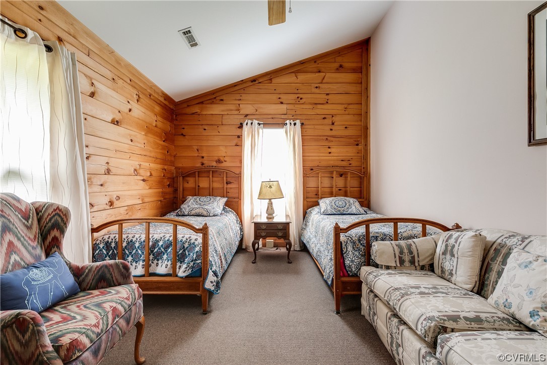 4895 Old Fredericksburg Road Mineral, VA 23117 - Photo 22 of 39 a spacious bedroom with two beds and a couch