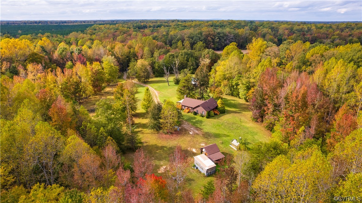 4895 Old Fredericksburg Road Mineral, VA 23117 - Photo 39 of 39 a bathroom with a blue sink and painted walls