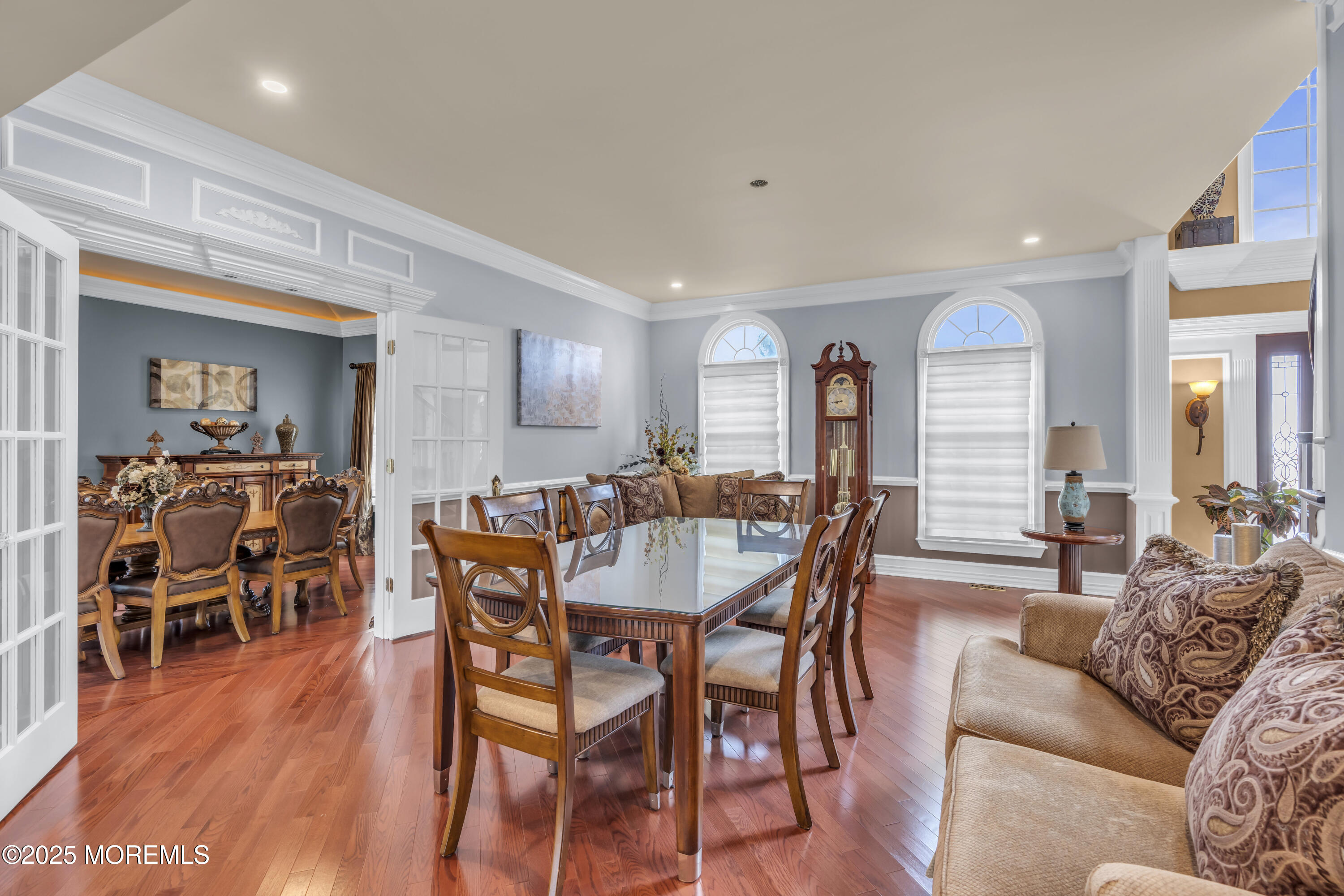 12 Courtney Court Freehold, NJ 07728 - Photo 20 of 99 a view of a dining room with furniture and wooden floor