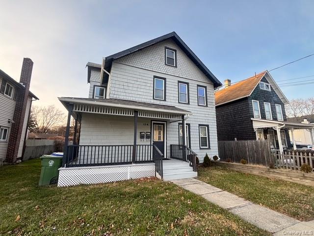 114 Sprague Avenue, Unit 2 Middletown, NY 10940 - Photo 2 of 13 View of front facade with covered porch