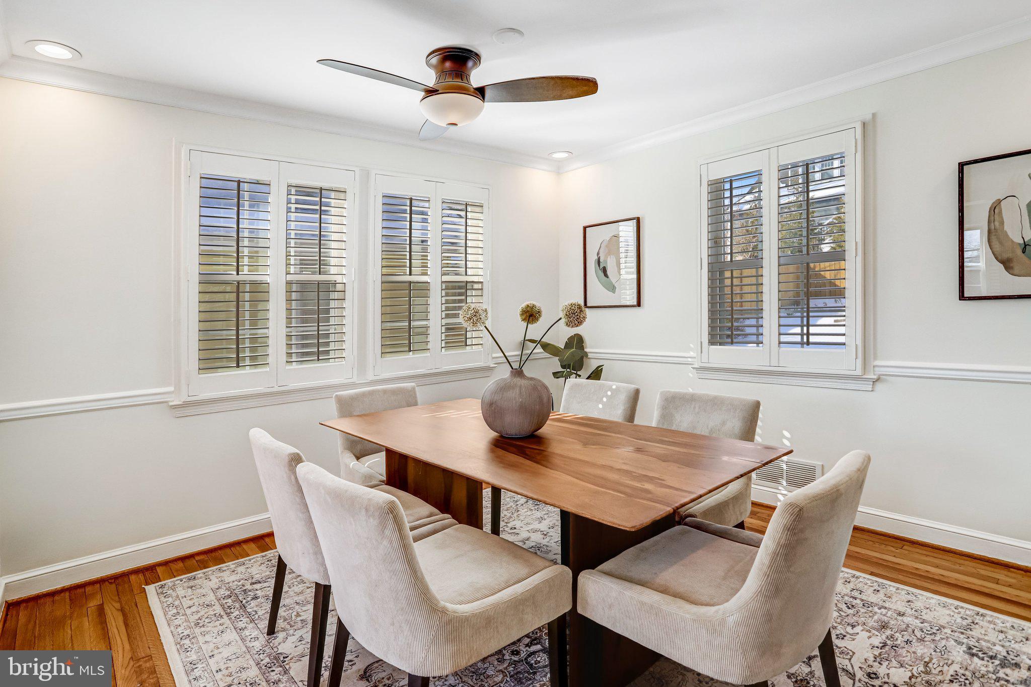 2708 Sycamore Street Alexandria, VA 22305 - Photo 18 of 71 a view of a dining room with furniture window and outside view