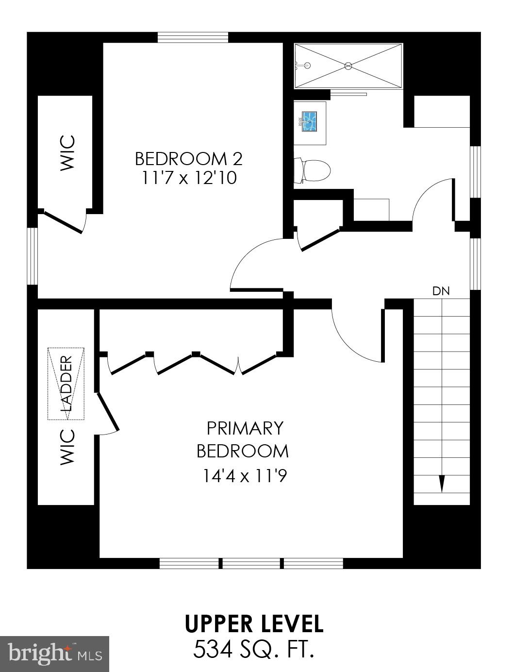 2708 Sycamore Street Alexandria, VA 22305 - Photo 71 of 71 Upper Level Floor Plan