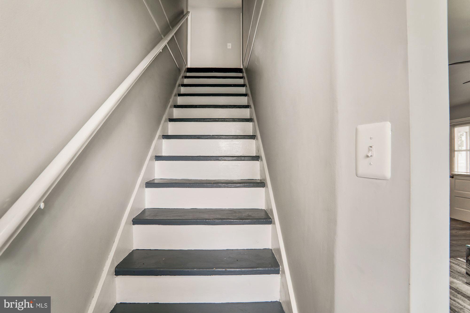 451 South Forklanding Road Maple Shade, NJ 08052 - Photo 19 of 48 Staircase with hardwood floors
