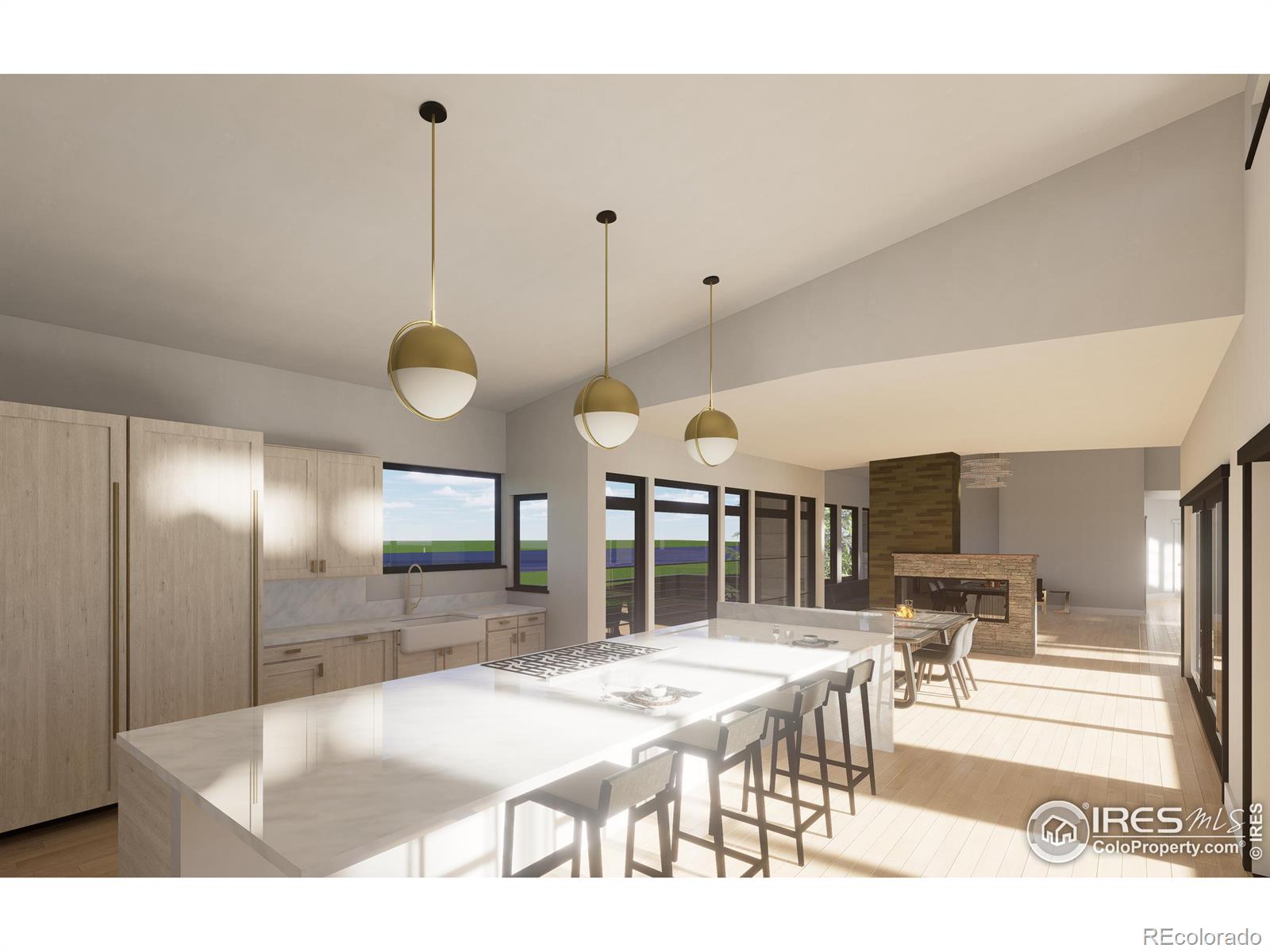 2664 Southwind Road Berthoud, CO 80513 - Photo 5 of 39 a large kitchen with a table and chairs