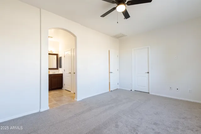 a view of a room with a bathroom