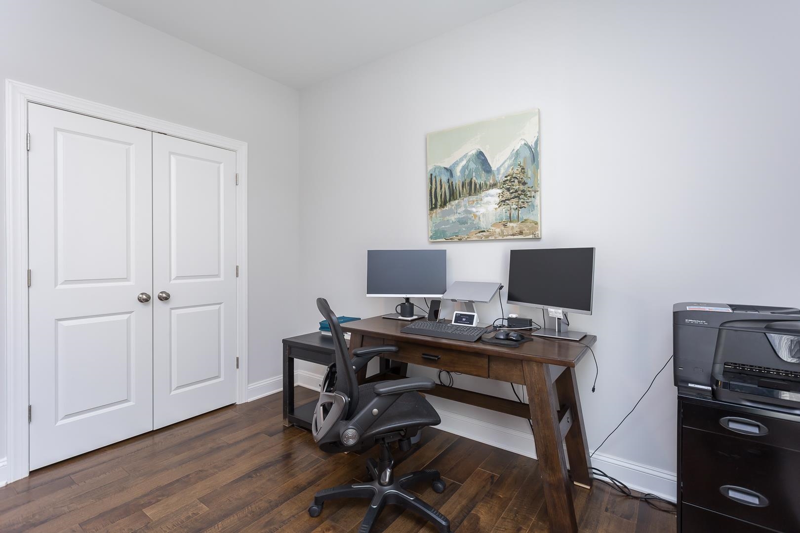 3768 Boundary Run Road Gum Spring, VA 23065 - Photo 22 of 46 a view of a workspace with furniture and a window