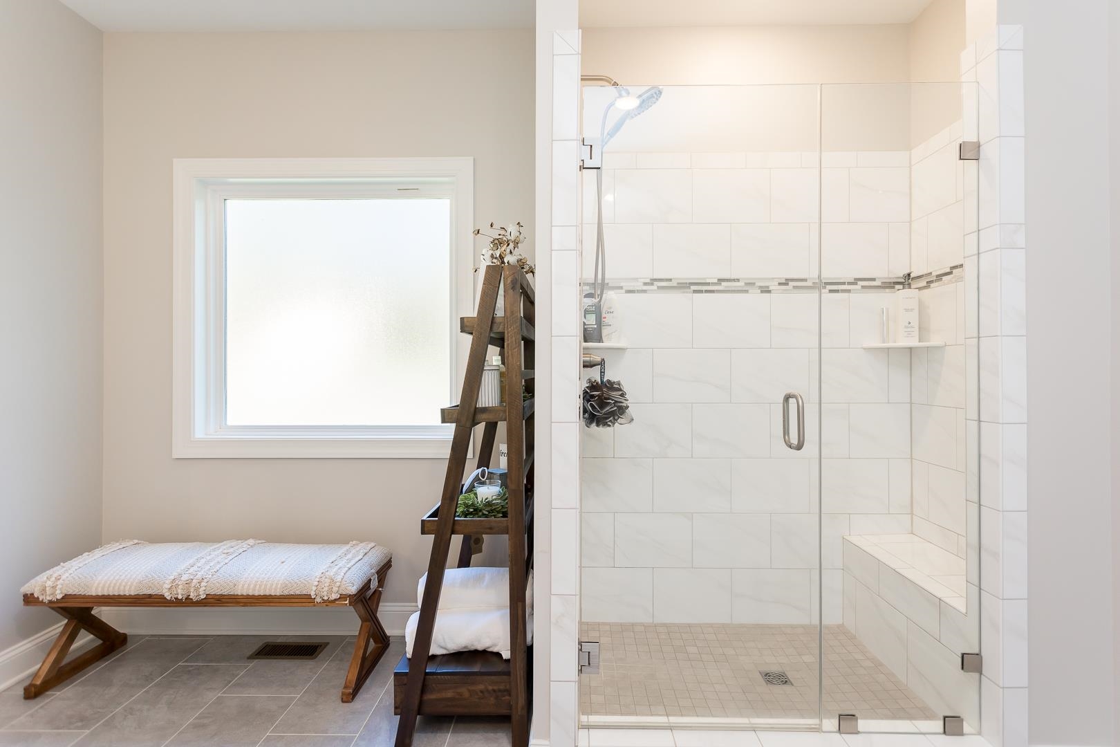 3768 Boundary Run Road Gum Spring, VA 23065 - Photo 26 of 46 a room with gym equipment and a glass door shower