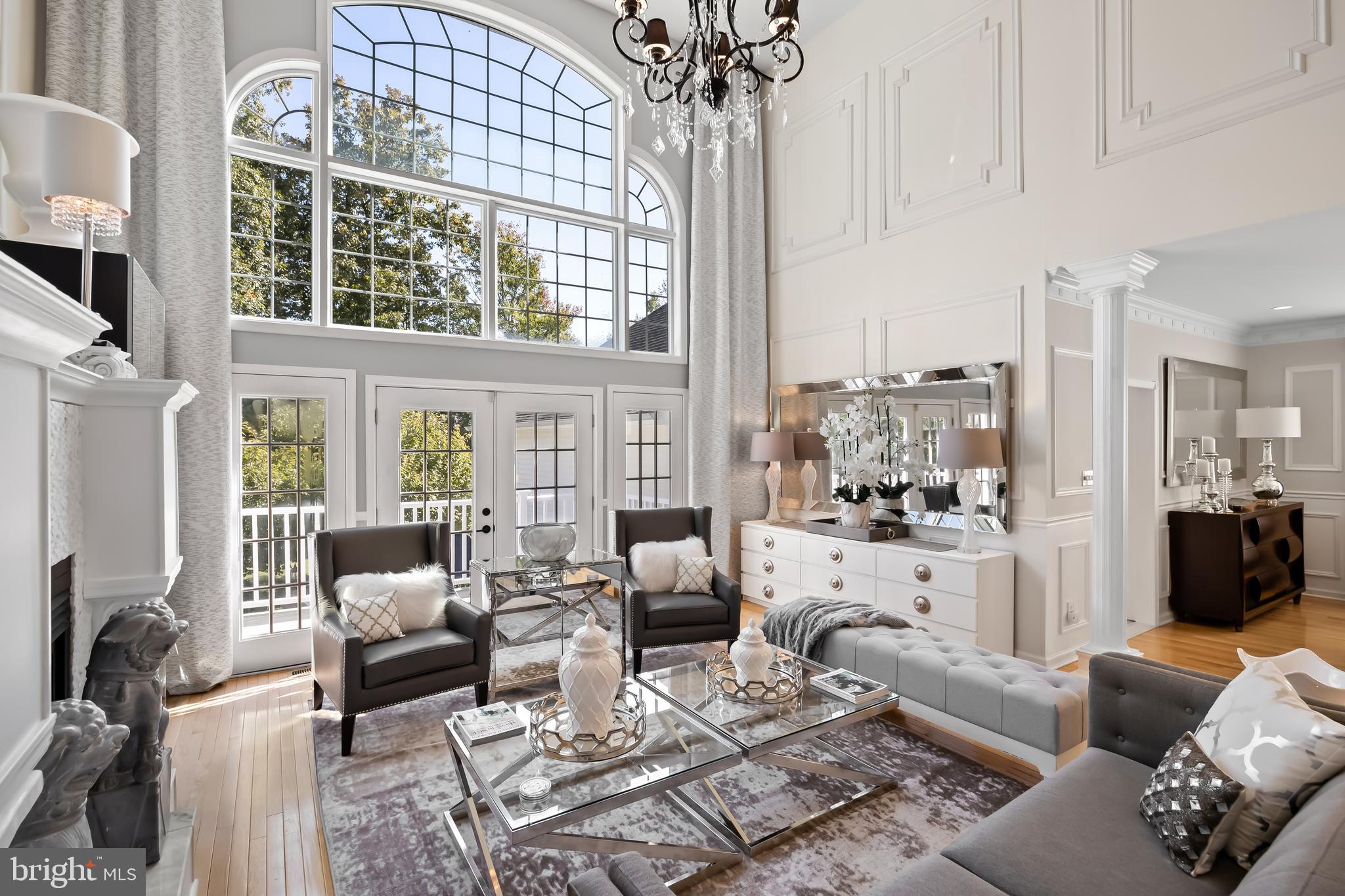 33 South Elmwood Road Marlton, NJ 08053 - Photo 21 of 98 a living room with furniture large window and outdoor view