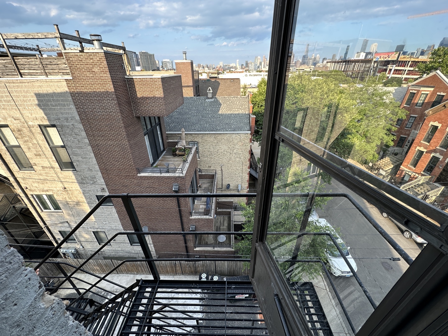 1237 North Noble Street, Unit 4 Chicago, IL 60642 - Photo 13 of 27 a view of balcony with furniture