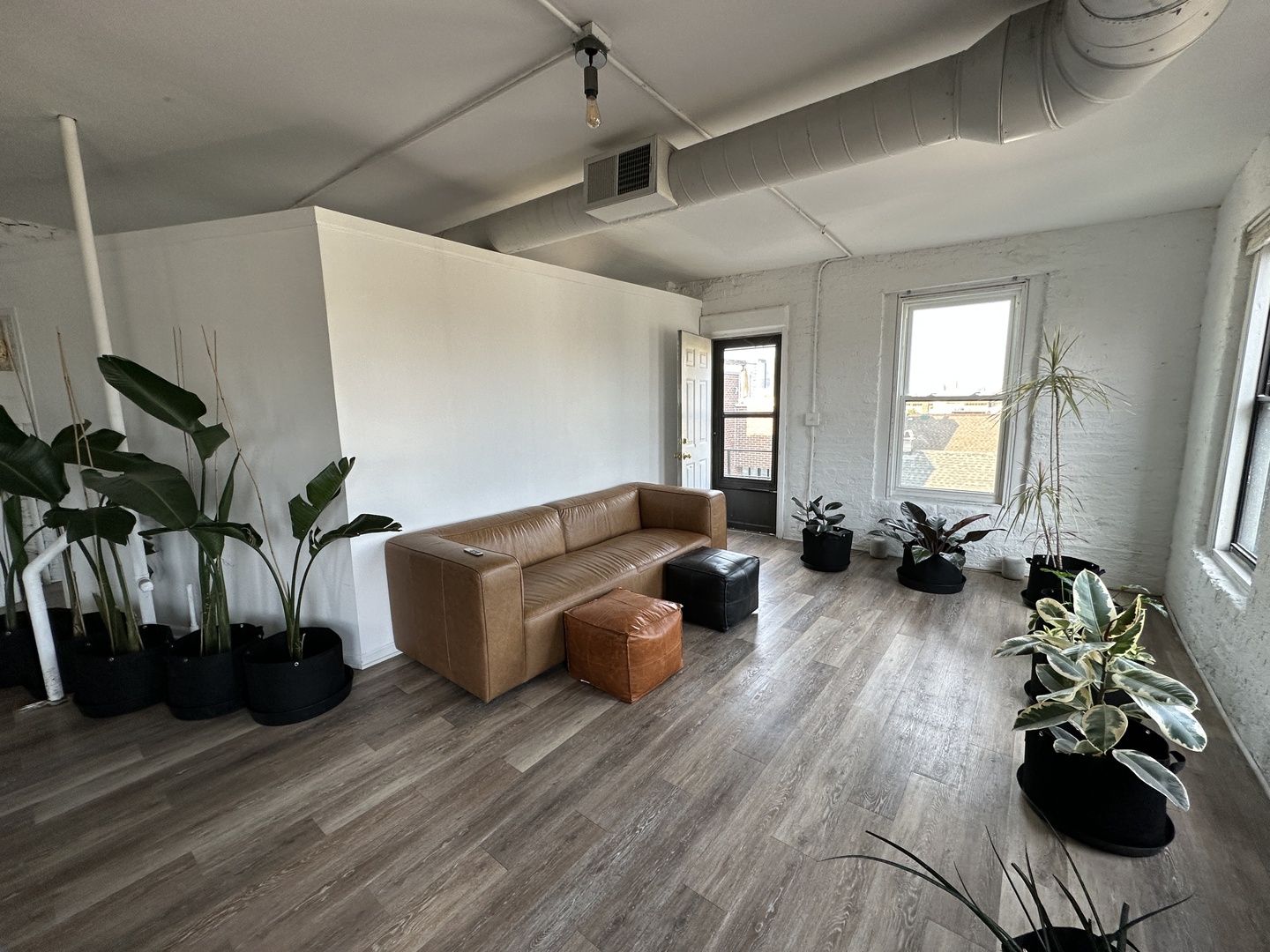 1237 North Noble Street, Unit 4 Chicago, IL 60642 - Photo 10 of 27 a living room with furniture potted plant and a window
