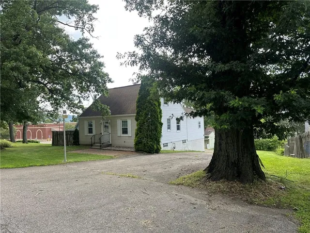 a view of a wooden deck