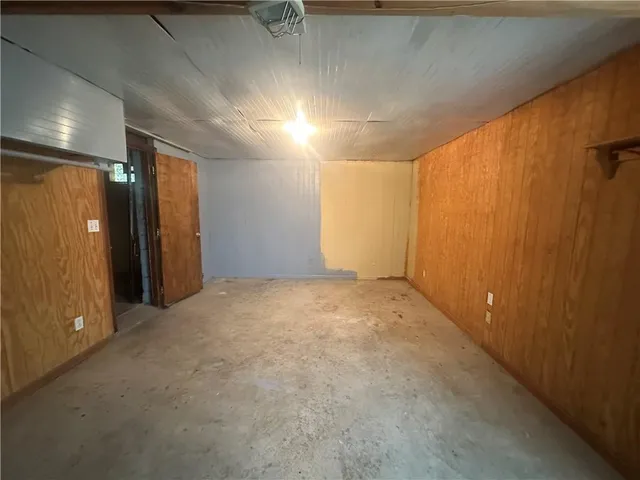 a view of water heater room