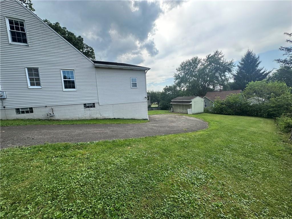 3323 Leechburg Road Lower Burrell, PA 15068 - Photo 8 of 42 a view of a backyard of the house
