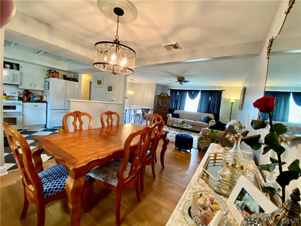 1721 Hampton Road Bethlehem, PA 18020 - Photo 7 of 19 Dining room opening up to the kitchen