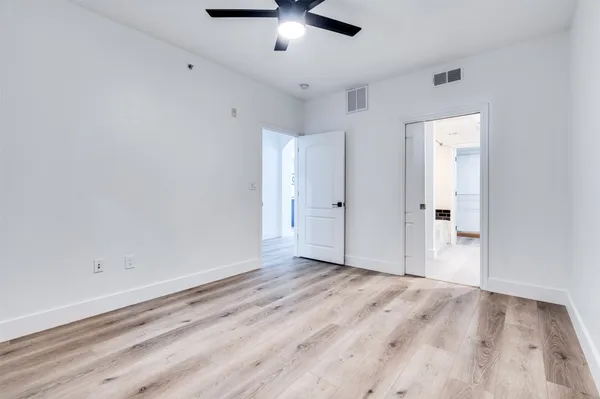 wooden floor in an empty room