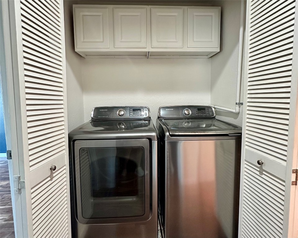 2018 West Rundberg Lane, Unit 5B Austin, TX 78758 - Photo 18 of 23 a close up view of a washer and dryer