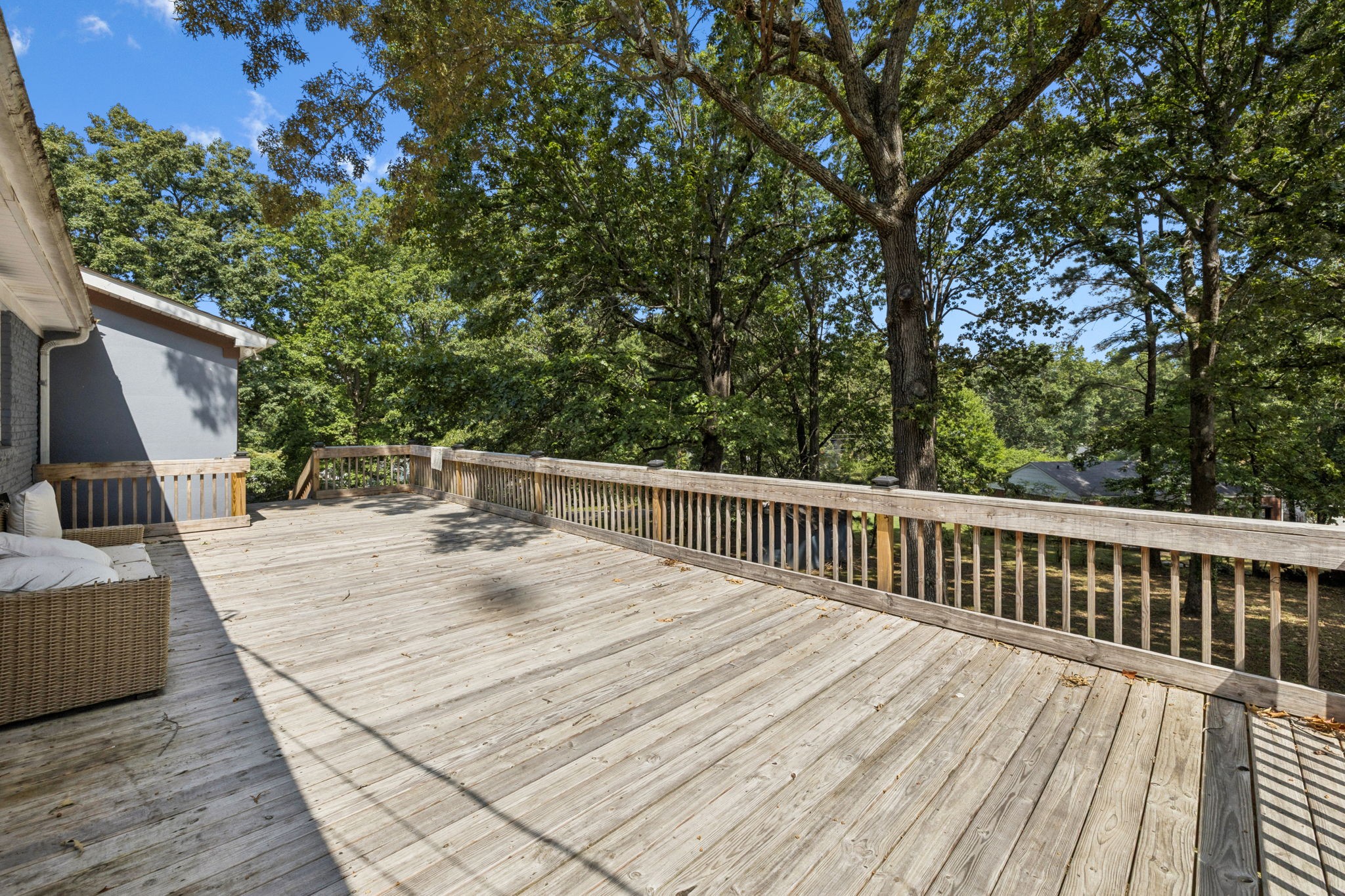 102 Warren Place Dickson, TN 37055 - Photo 41 of 52 a view of balcony with wooden floor and seating space