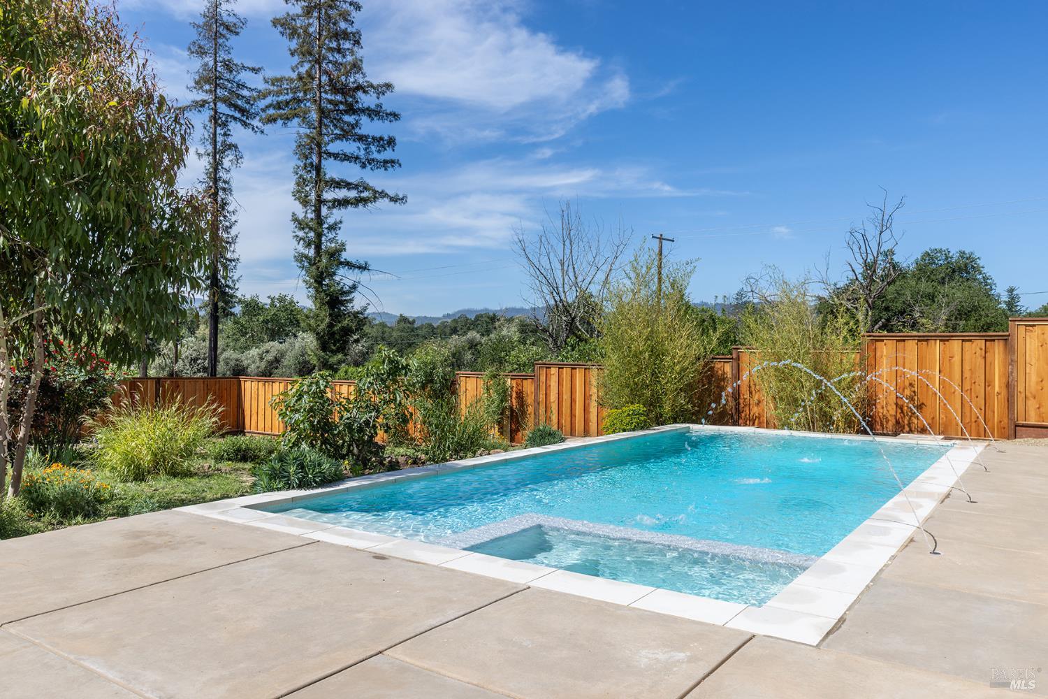 753 Sunnyside Road St. Helena, CA 94574 - Photo 44 of 55 a view of swimming pool with a yard