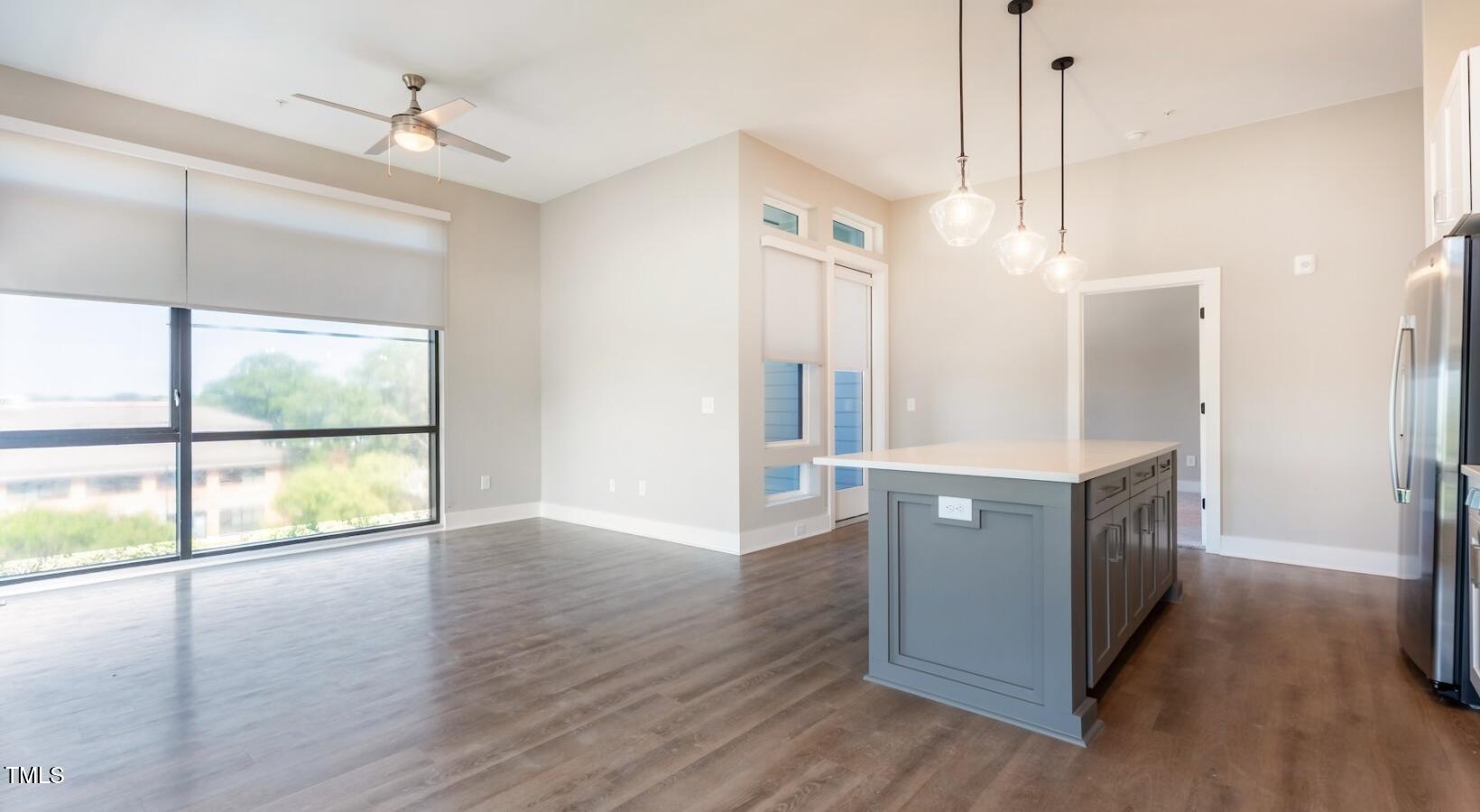 255 East Chatham Street, Unit A1 Cary, NC 27511 - Photo 16 of 31 a view of a kitchen cabinets and wooden floor