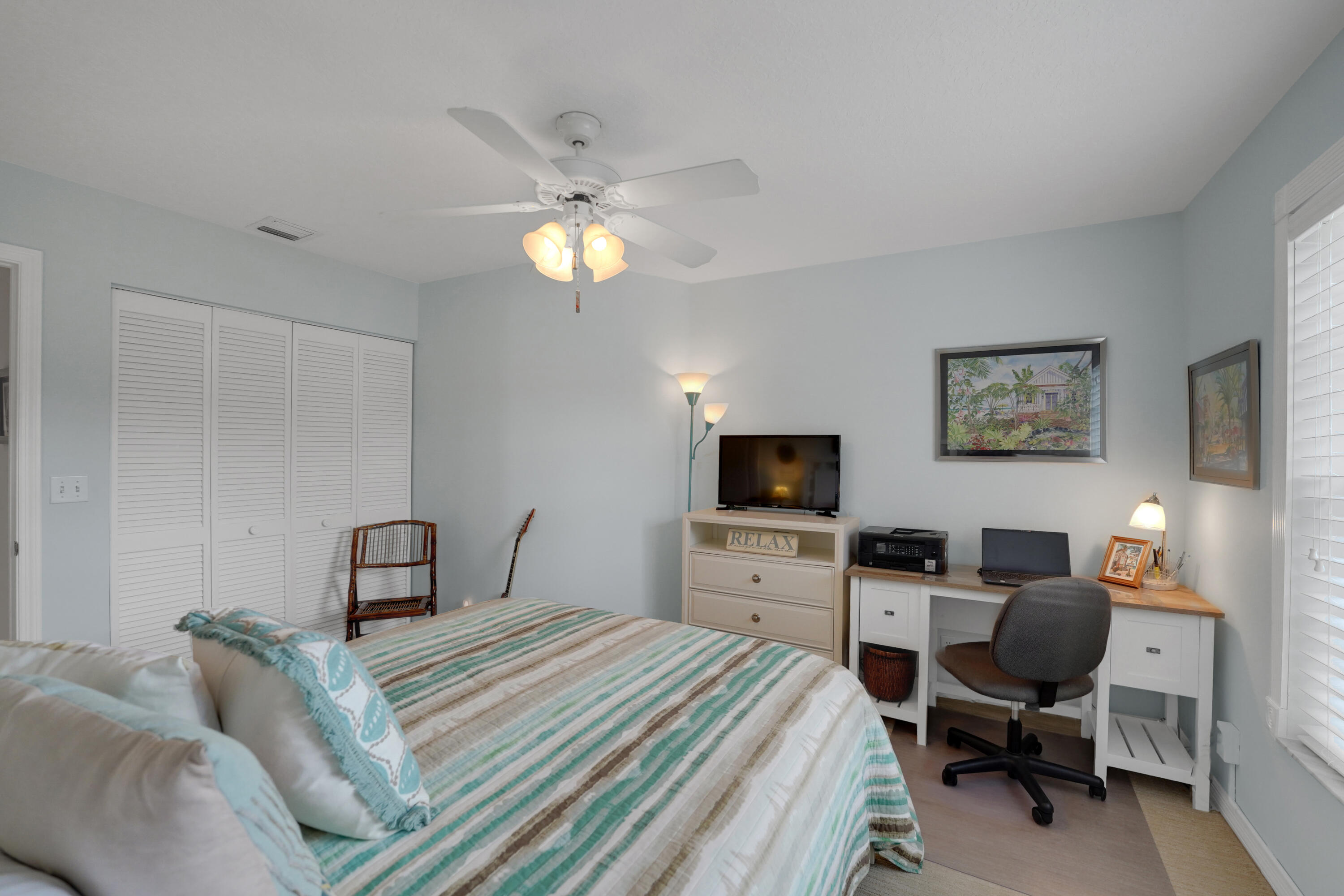 22331 Kettle Creek Way Boca Raton, FL 33428 - Photo 49 of 86 a bedroom with a bed and a desk