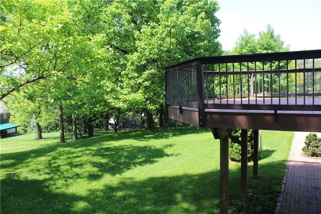 197 Seegar Road Pittsburgh, PA 15241 - Photo 25 of 25 Large maintenance free deck overlooking the rear yard.