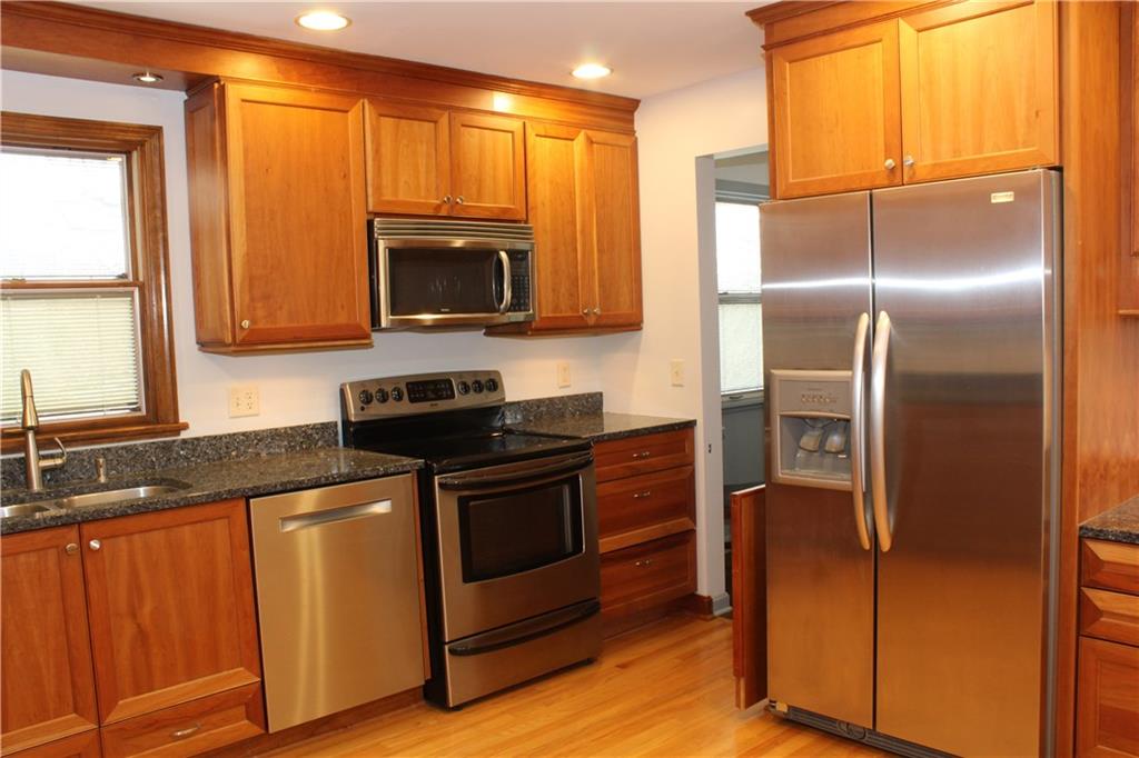 197 Seegar Road Pittsburgh, PA 15241 - Photo 8 of 25 We all spend a lot of time in the kitchen, so this room has been upgraded with custom cabinetry, stainless steel appliances and granite countertops.