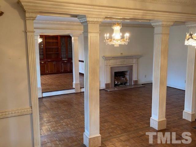 1164 Keith Hills Road Lillington, NC 27546 - Photo 27 of 47 a view of a livingroom with a fireplace
