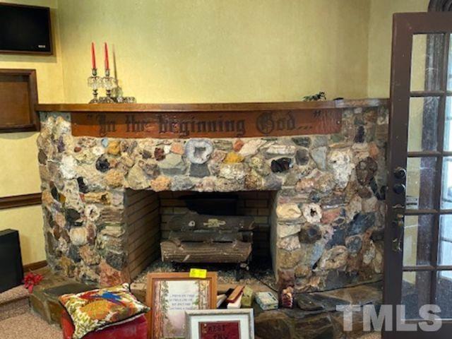 1164 Keith Hills Road Lillington, NC 27546 - Photo 47 of 47 a view of living room with furniture and flat screen tv
