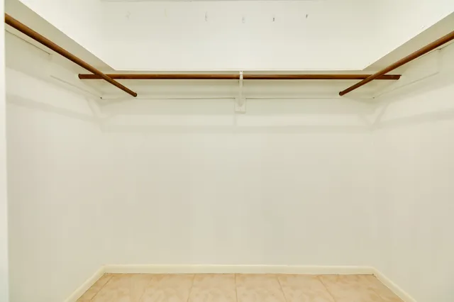 a close up view of racks on a wall