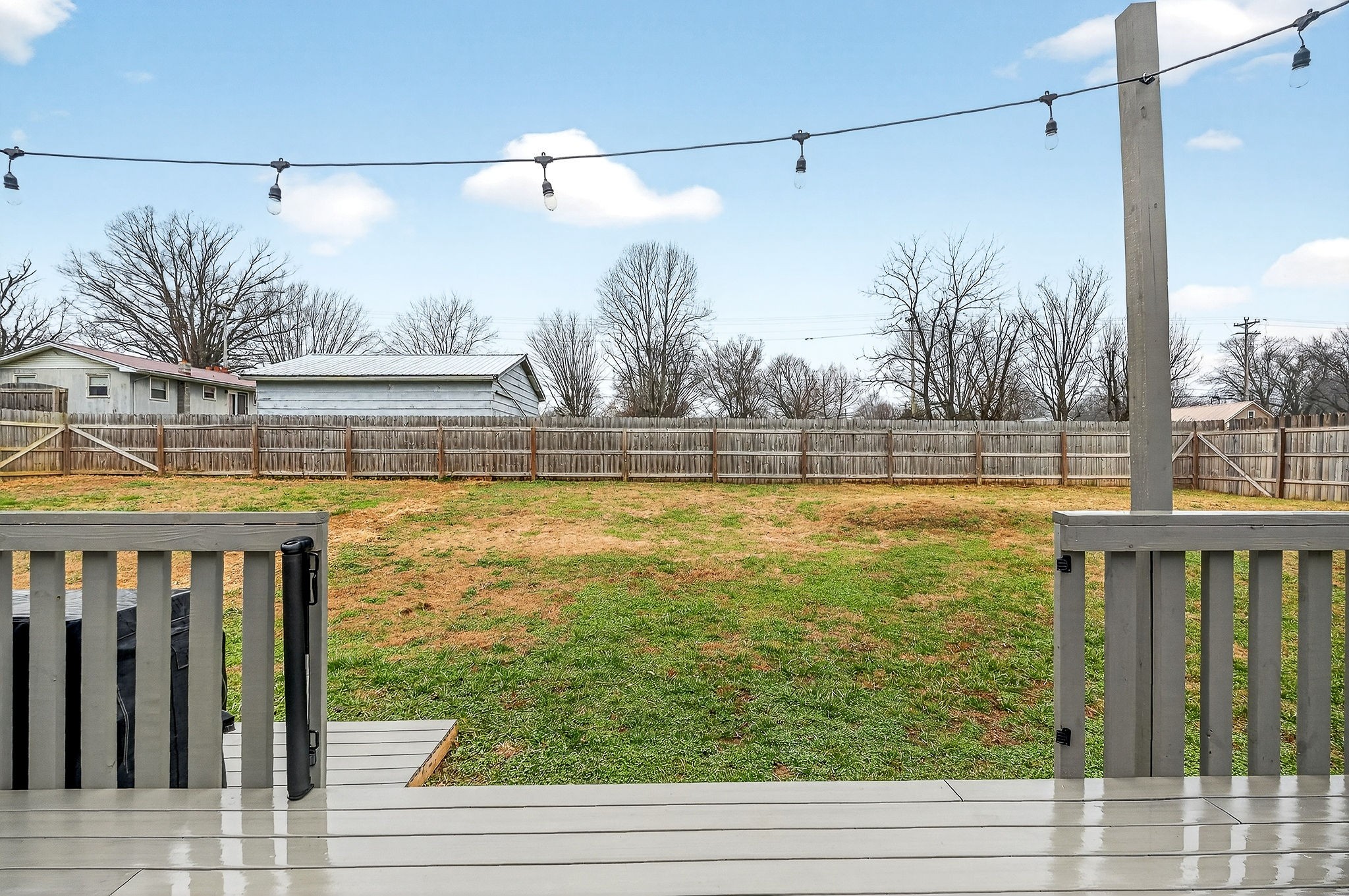 217 Peach Street Baxter, TN 38544 - Photo 33 of 39 a view of a swimming pool with a patio and plants