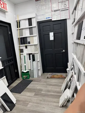 a view of a walk in closet