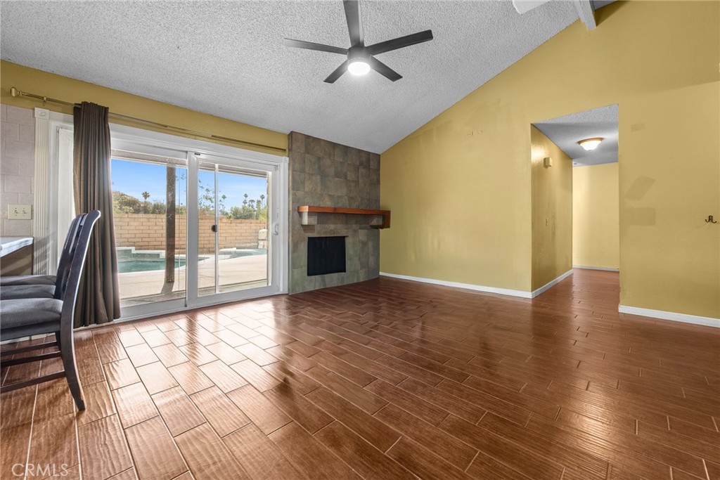 3208 Gibraltar Dr. Riverside, CA 92506 - Photo 12 of 37 a view of empty room with wooden floor and fan