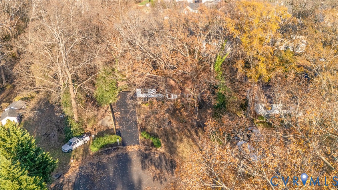 8513 Spring Hollow Drive Richmond, VA 23227 - Photo 45 of 49 a backyard of a house with lots of green space