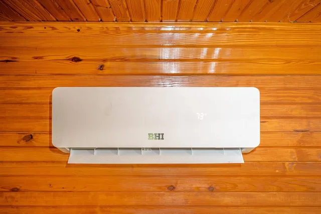 a view of water heater room